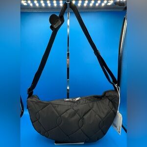 COS  Signature Quilted Crossbody, Black NWT